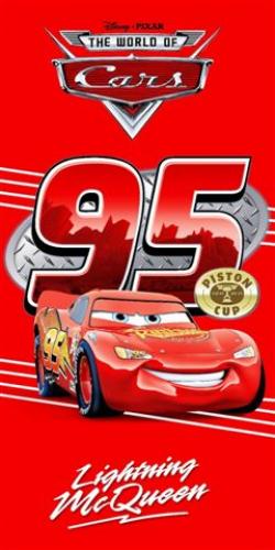 Детское махровое полотенце "Тачки рэйсинг 95" Дисней (Disney) 70х140
