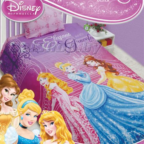 Детское постельное белье полутороспальное "Принцессы в замке" Мона Лиза Дисней 521257