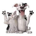 Фигурка кошки и собаки, арт. 520 Jack&Jill