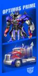 Детское махровое полотенце 70х140 Трансформер Optimus Prime