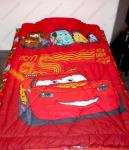 Одеяло детское полутороспальное зимнее "Тачки красные" (Disney, садик)